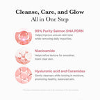 Limpiador en crema con niacinamida rosa PDRN 120 g