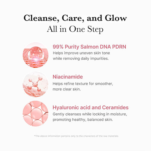 Limpiador en crema con niacinamida rosa PDRN 120 g