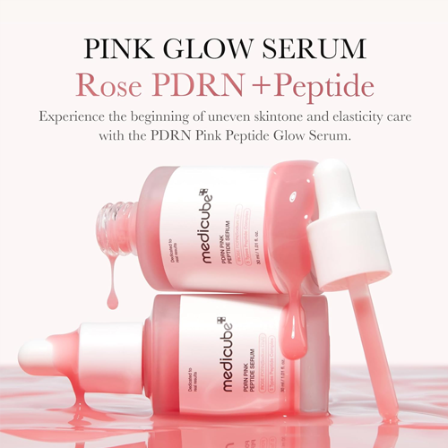 Suero de péptidos rosados ​​de colágeno PDRN 30 ml