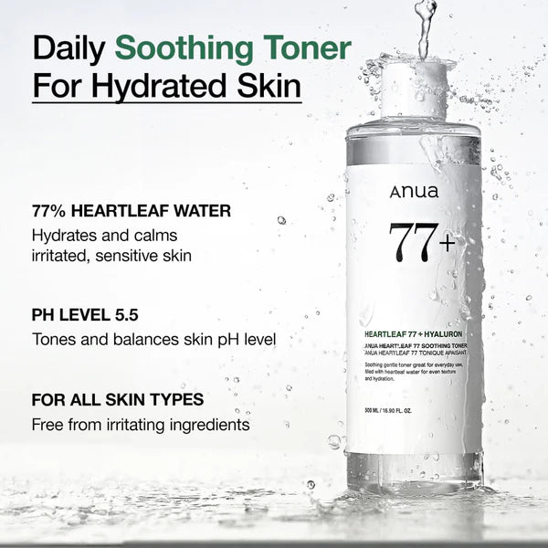 Tónico calmante Heartleaf 77% 250 ml
