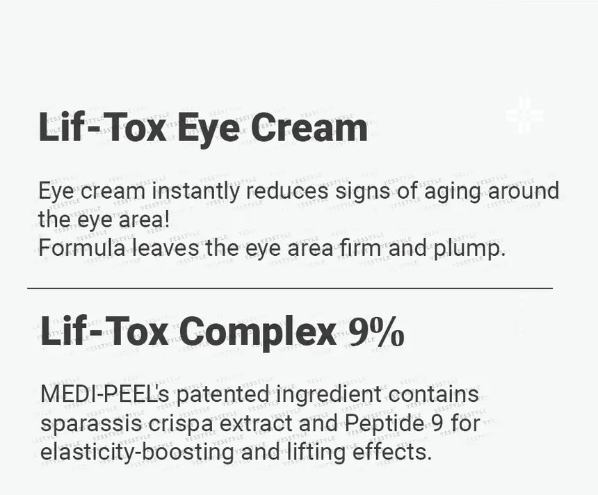 Peptide 9 Volume Lif-Tox Eye